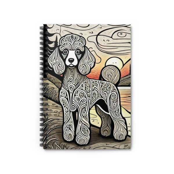 Poodle, Spiral Notebook - Ruled Line - Image 2