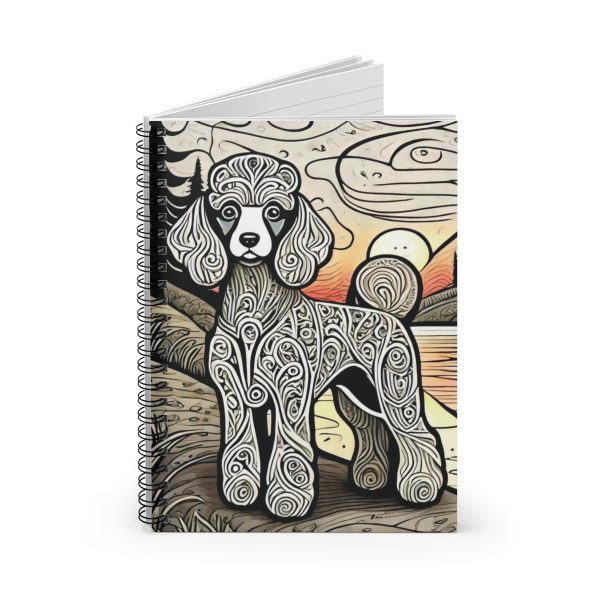 Poodle, Spiral Notebook - Ruled Line - Image 3