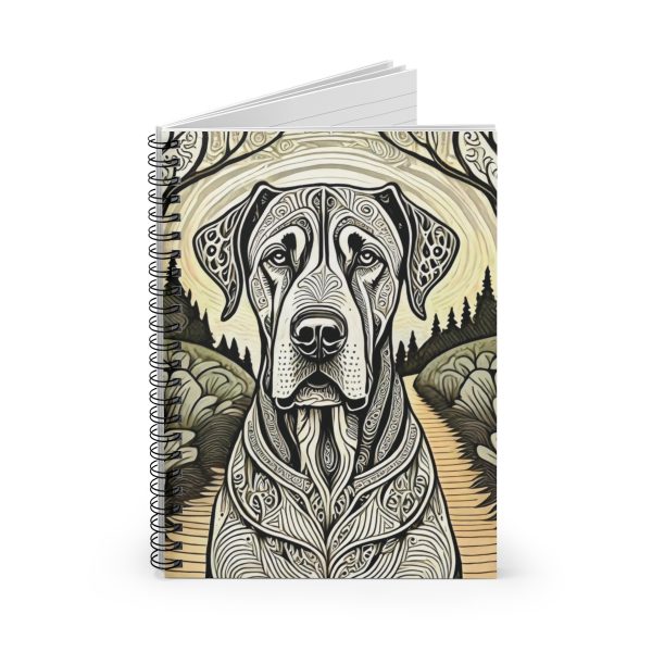 Great Dane #2, Spiral Notebook - Ruled Line - Image 3