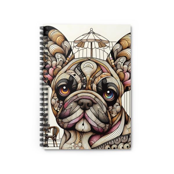 French Bulldog, Spiral Notebook - Ruled Line - Image 2