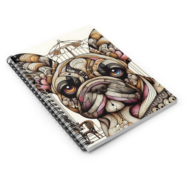 French Bulldog, Spiral Notebook - Ruled Line - Image 4