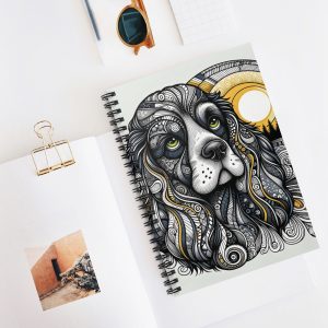 Cocker Spaniel #2, Spiral Notebook - Ruled Line