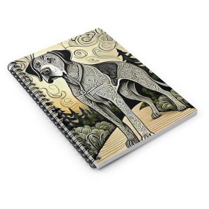 Great Dane, Spiral Notebook - Ruled Line