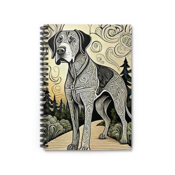 Great Dane, Spiral Notebook - Ruled Line - Image 2
