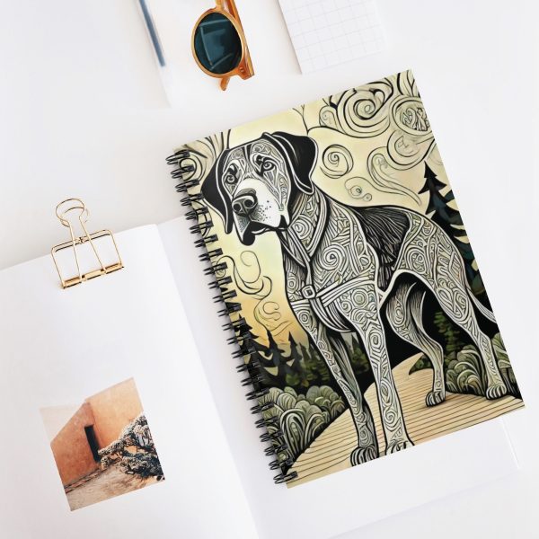 Great Dane, Spiral Notebook - Ruled Line - Image 5