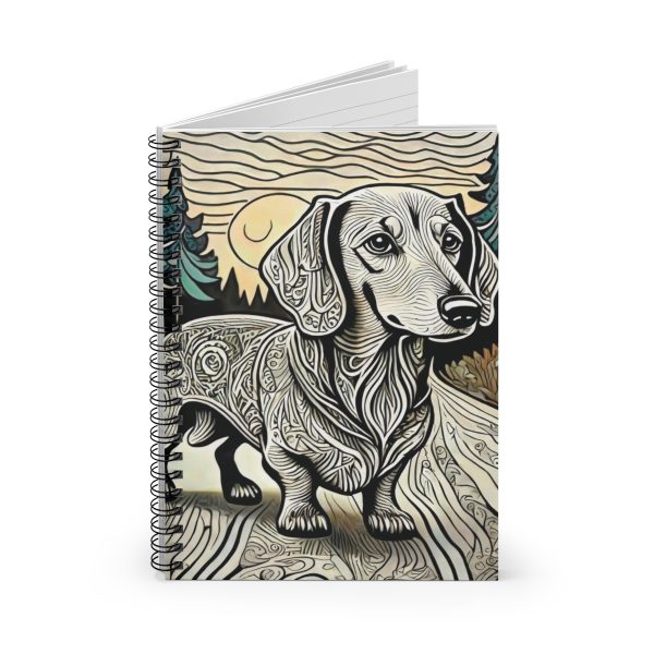 Dachshund, Spiral Notebook - Ruled Line - Image 3