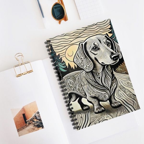 Dachshund, Spiral Notebook - Ruled Line - Image 5