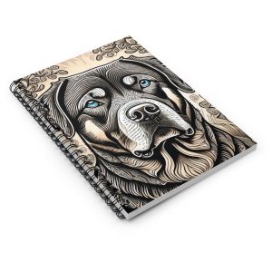 Rottweiler, Spiral Notebook - Ruled Line