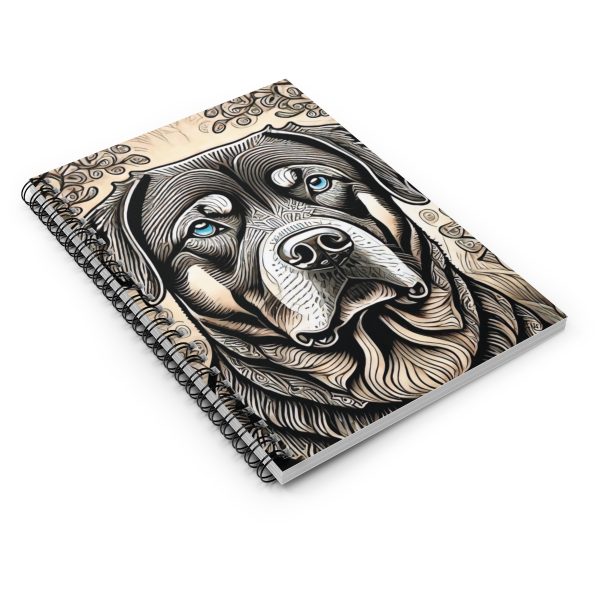 Rottweiler, Spiral Notebook - Ruled Line