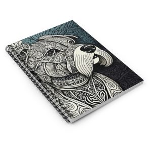 Boston Terrier, Spiral Notebook - Ruled Line