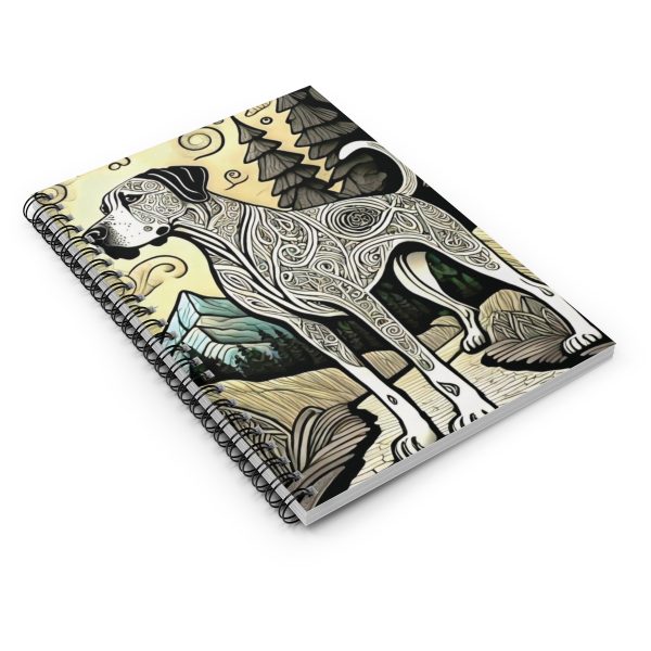 Great Dane #3, Spiral Notebook - Ruled Line