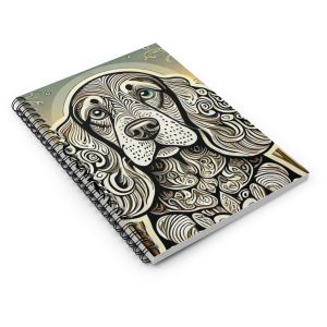 Cocker Spaniel #5, Spiral Notebook - Ruled Line