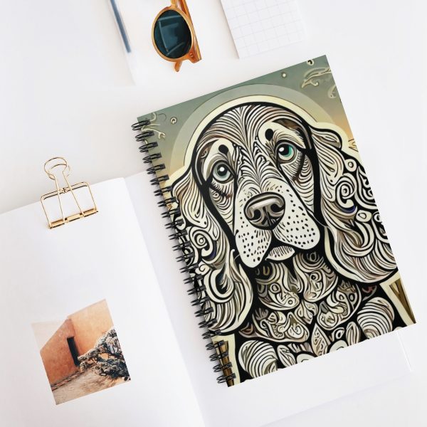 Cocker Spaniel #5, Spiral Notebook - Ruled Line - Image 5