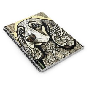 Cocker Spaniel #4, Spiral Notebook - Ruled Line