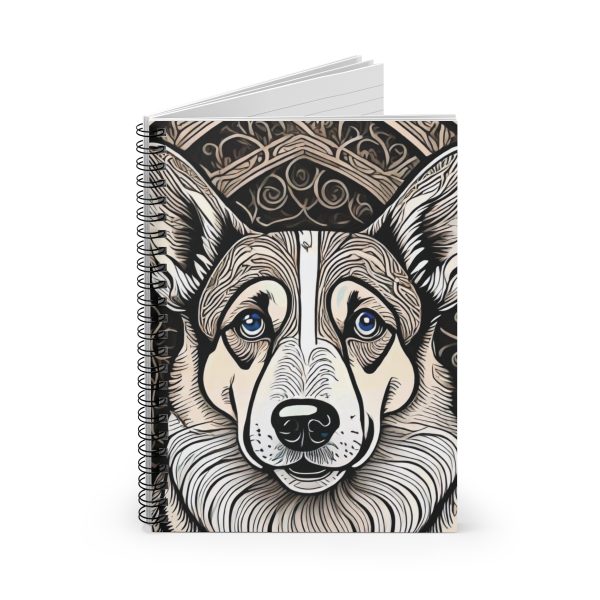 Corgi, Spiral Notebook - Ruled Line - Image 3