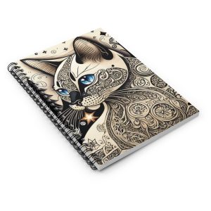 Siamese #2, Spiral Notebook - Ruled Line
