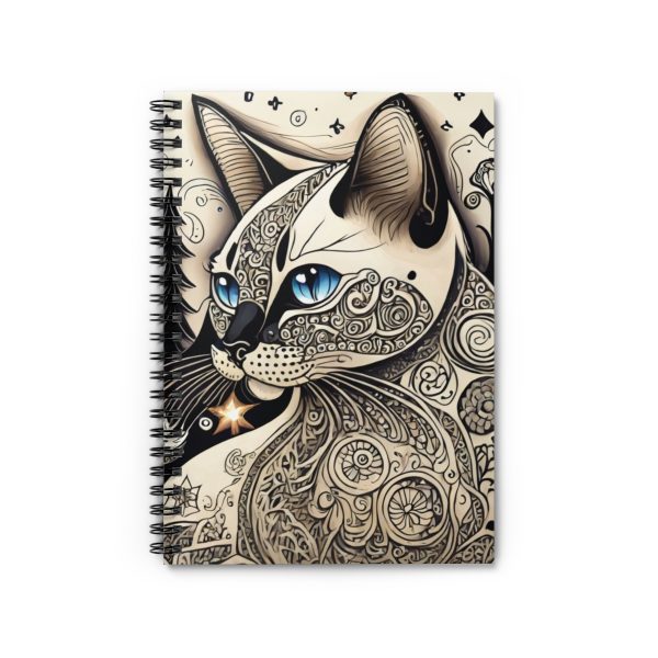 Siamese #2, Spiral Notebook - Ruled Line - Image 2