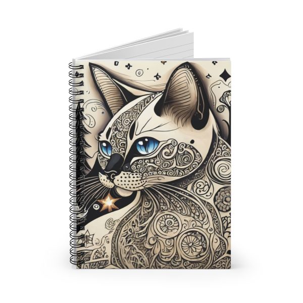 Siamese #2, Spiral Notebook - Ruled Line - Image 3