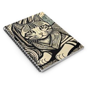 Tabby, Spiral Notebook - Ruled Line