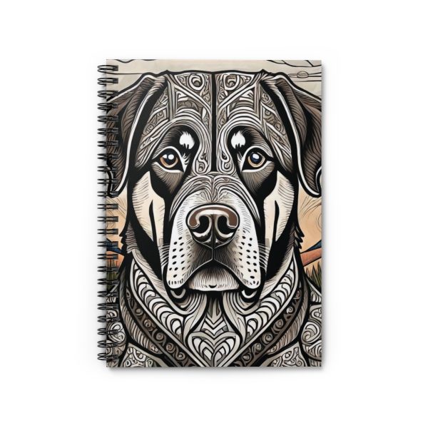 Rottweiler #2, Spiral Notebook - Ruled Line - Image 2