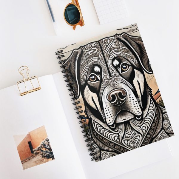 Rottweiler #2, Spiral Notebook - Ruled Line - Image 5