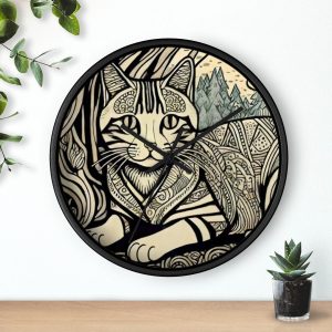 Tabby, Wall Clock
