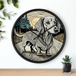 Dachshund, Wall Clock