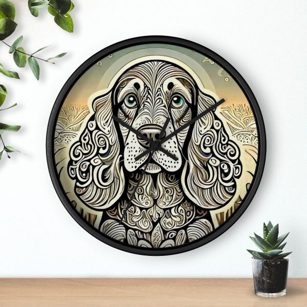 Cocker Spaniel #5, Wall Clock