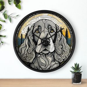 Cocker Spaniel, Wall Clock