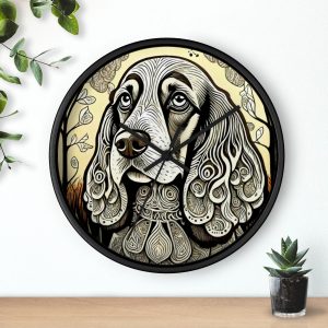 Cocker Spaniel #4, Wall Clock