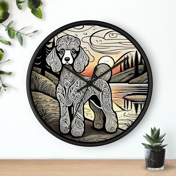 Poodle, Wall Clock