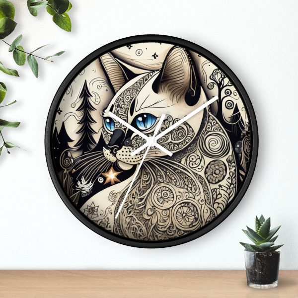 Siamese #2, Wall Clock - Image 6