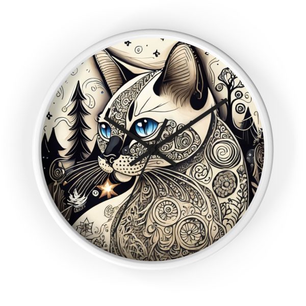 Siamese #2, Wall Clock - Image 7