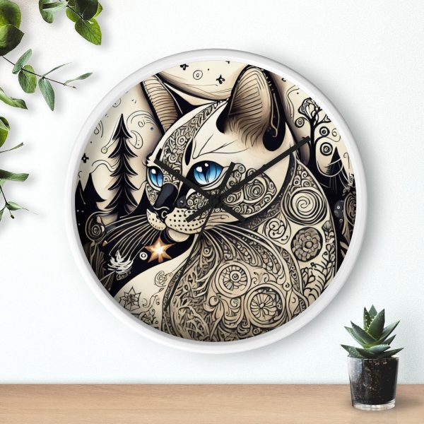 Siamese #2, Wall Clock - Image 9