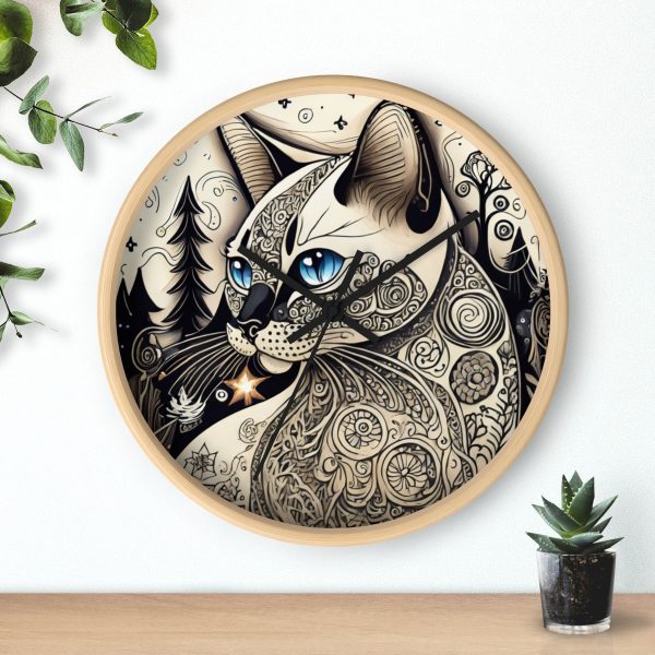 Siamese #2, Wall Clock - Image 15