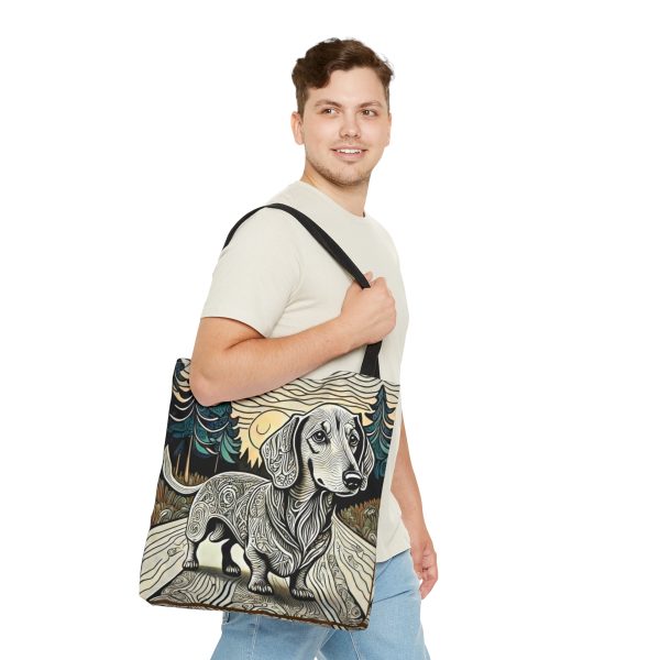 Dachshund, Tote Bag (AOP) - Image 4
