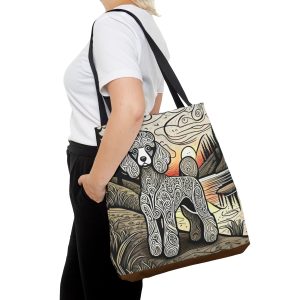 Poodle, Tote Bag (AOP)