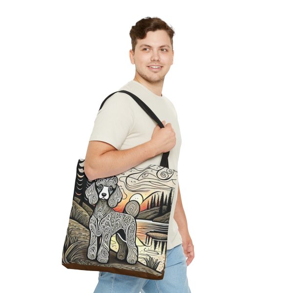 Poodle, Tote Bag (AOP) - Image 4