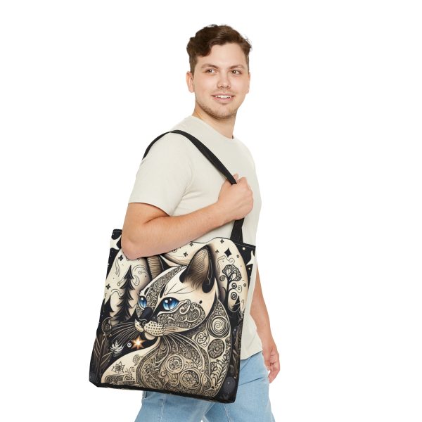 Siamese #2, Tote Bag (AOP) - Image 4