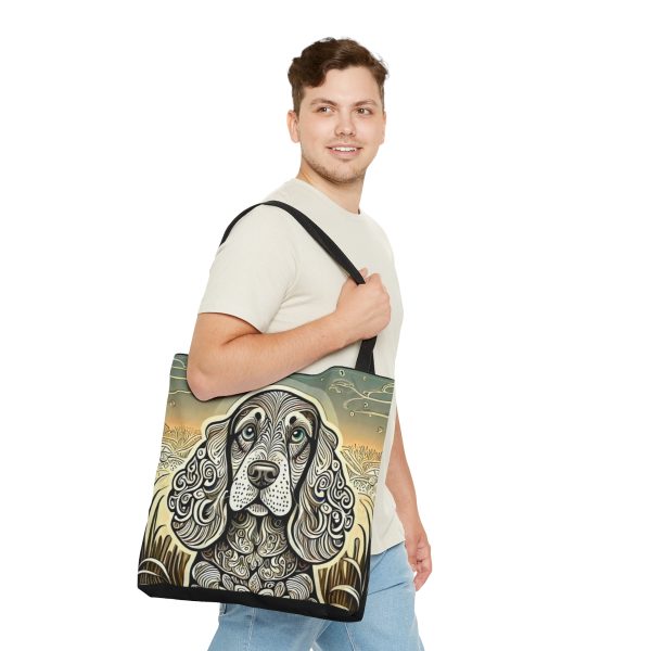 Cocker Spaniel #5, Tote Bag (AOP) - Image 4