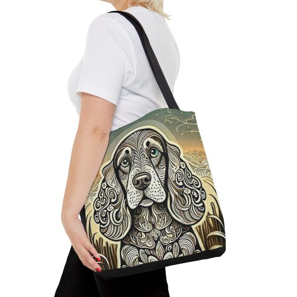 Cocker Spaniel #5, Tote Bag (AOP) - Image 12