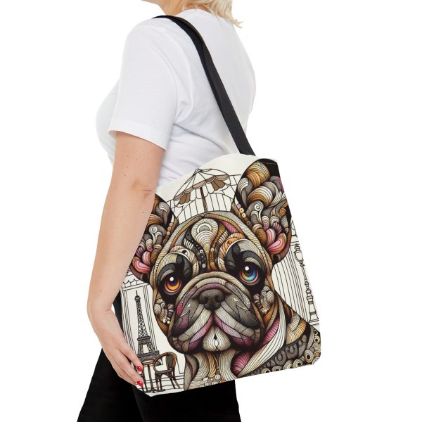 French Bulldog, Tote Bag (AOP) - Image 8