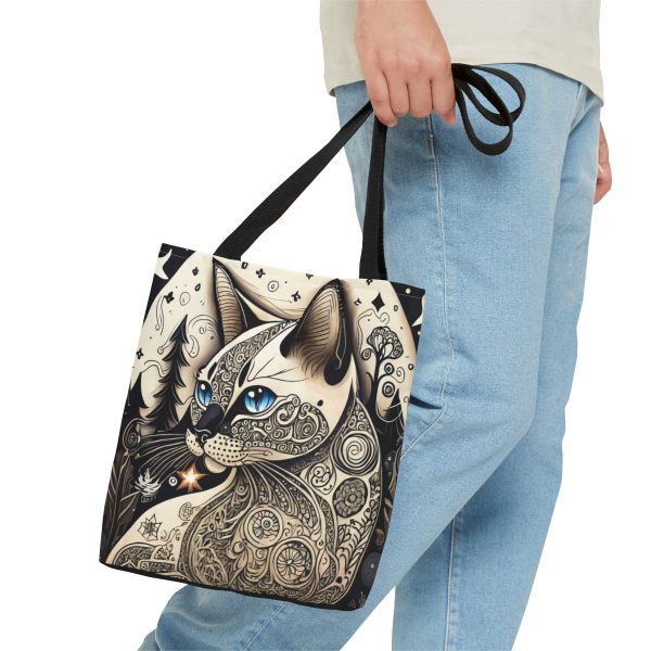 Siamese #2, Tote Bag (AOP) - Image 8