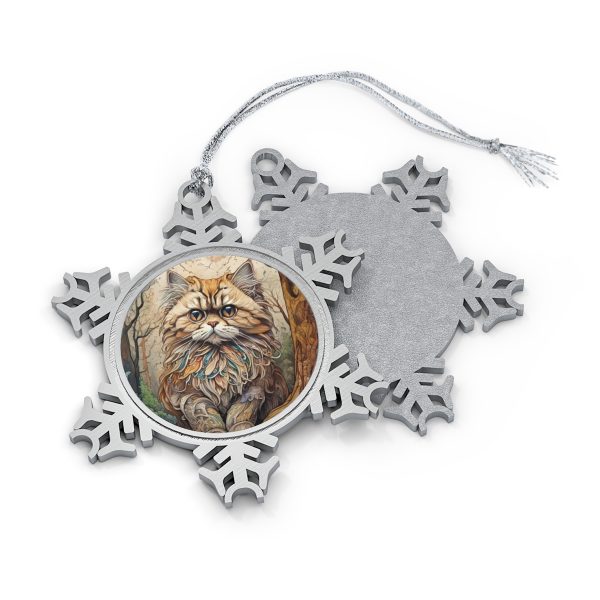 Persian, Pewter Snowflake Ornament - Image 2