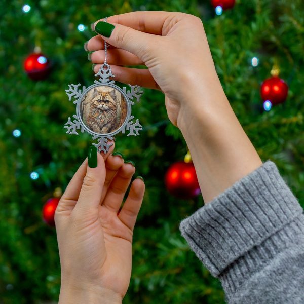 Persian, Pewter Snowflake Ornament - Image 3