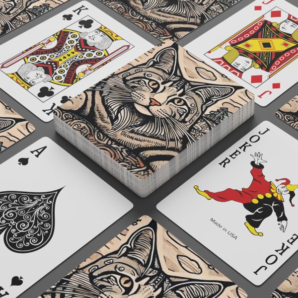 Maine Coon, Custom Poker Cards