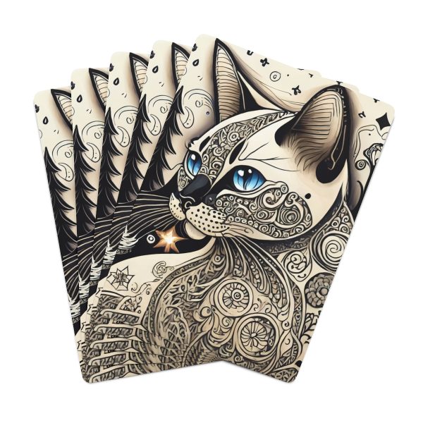 Siamese #2, Custom Poker Cards - Image 4