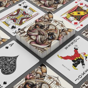 French Bulldog, Custom Poker Cards