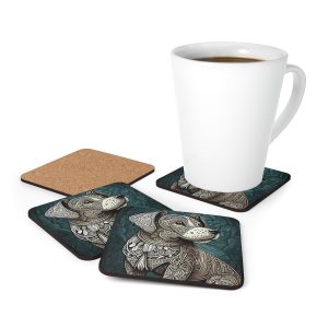 Labrador Retriever, Corkwood Coaster Set