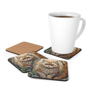 Persian, Corkwood Coaster Set